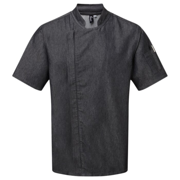 Premier Short Sleeve Zipped Chef's Jacket Thumbnail