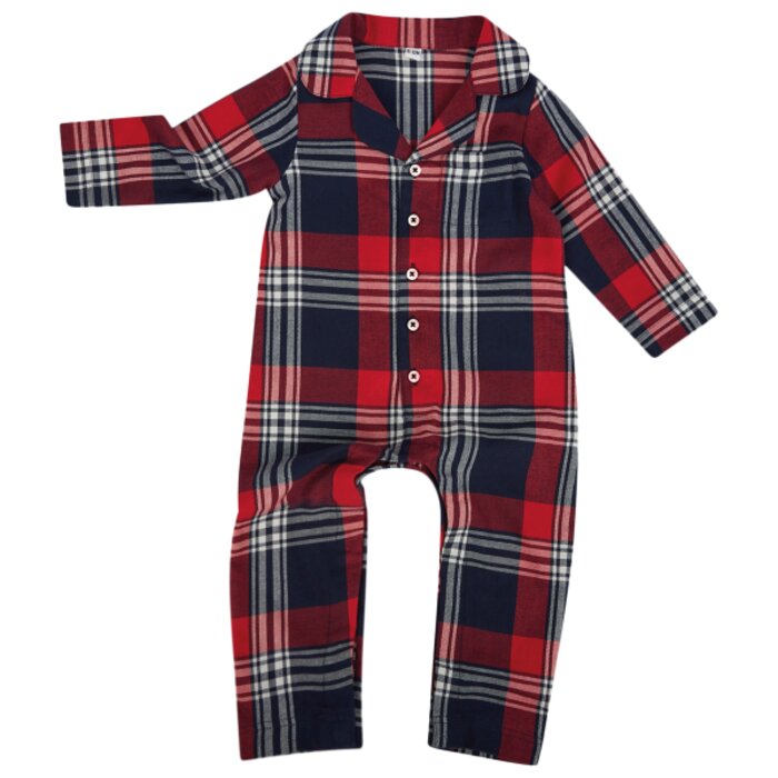 Larkwood Larkwood Baby/Toddler Tartan All In One LW74T Larkwood Baby/Toddler Tartan All In One Thumbnail