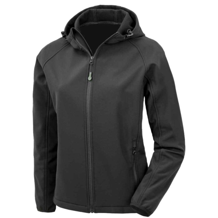 Result Genuine Recycled Result Genuine Recycled Ladies Three Layer Printable Hooded Soft Shell Jacket RS911F Result Genuine Recycled Ladies Three Layer Printable Hooded Soft Shell Jacket Thumbnail