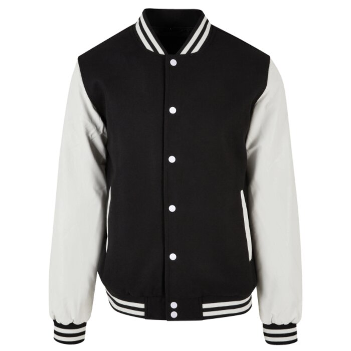 Build Your Brand Old school college jacket BY269 Old school college jacket Thumbnail