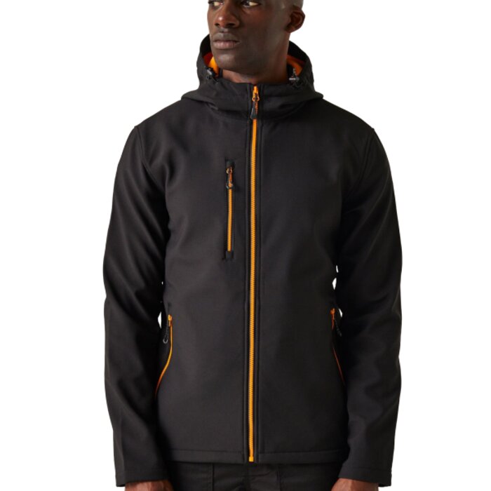 Regatta Professional Navigate 2-Layer Hooded Softshell Jacket TRA705 Navigate 2-Layer Hooded Softshell Jacket Thumbnail