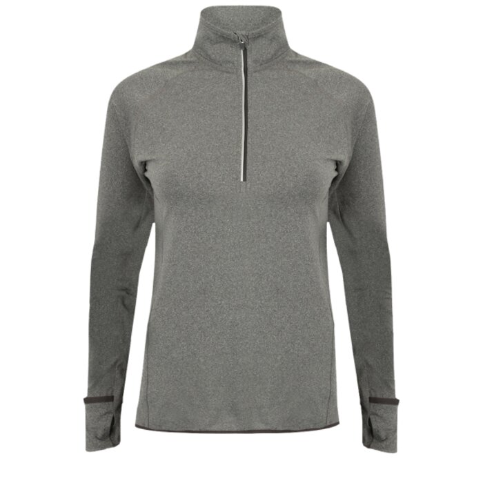 Women's long-sleeved ¼ zip top Thumbnail