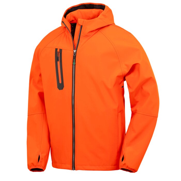 Result Genuine Recycled 3-Layer Recycled Printable Casual Hooded Softshell R909X 3-Layer Recycled Printable Casual Hooded Softshell Thumbnail