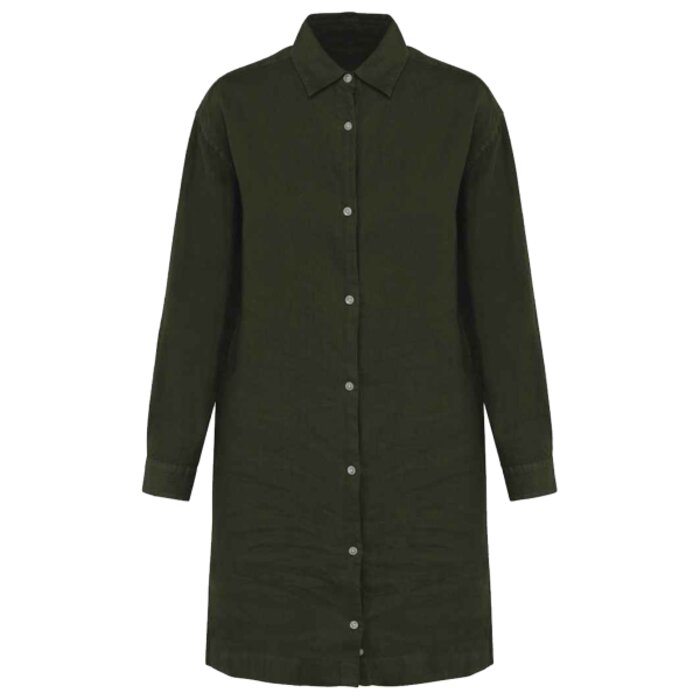 Spasso Ladies Linen Dress Shirt Thumbnail