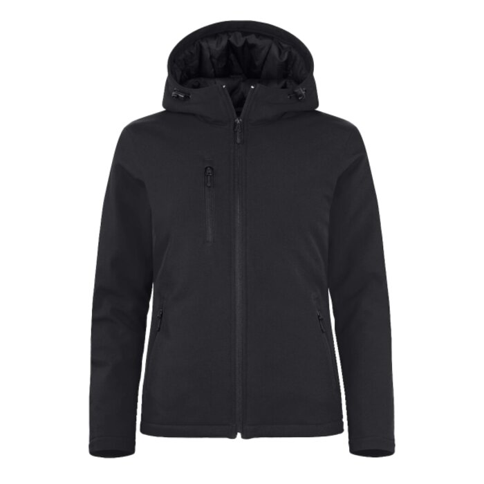 Ladies Padded Softshell Hoody Thumbnail