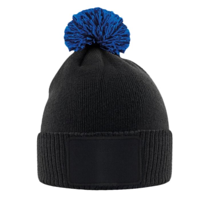 Beechfield Kids snowstar patch beanie B443B Kids snowstar patch beanie Thumbnail