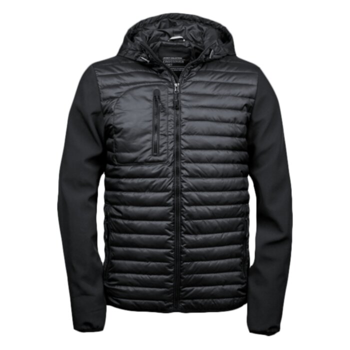 Hooded crossover jacket (9628) Thumbnail