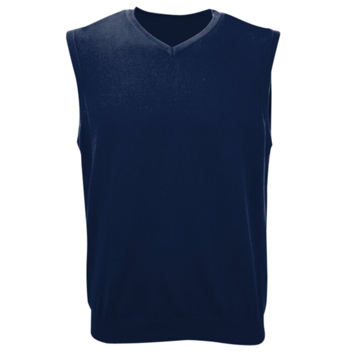 V-Neck Sleeveless Knitted Pullover Thumbnail