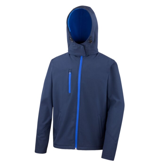 Result Core Men's Recycled Hooded Softshell R230M Men's Recycled Hooded Softshell Thumbnail