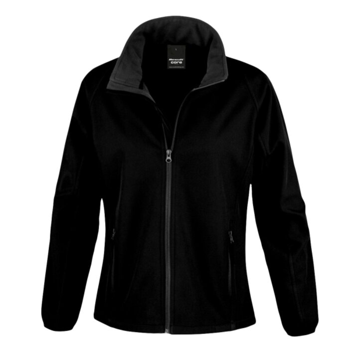 Result Core Ladies' Printable Softshell Jacket with Recycled Inner Fleece R231F Ladies' Printable Softshell Jacket with Recycled Inner Fleece Thumbnail