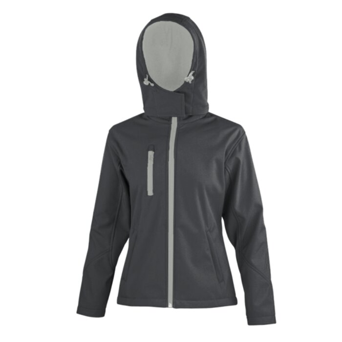 Result Core Ladies Hooded Soft Shell Jacket Thumbnail