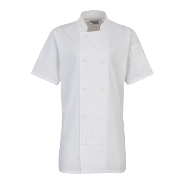 Premier Ladies Short Sleeve Chef's Jacket Thumbnail