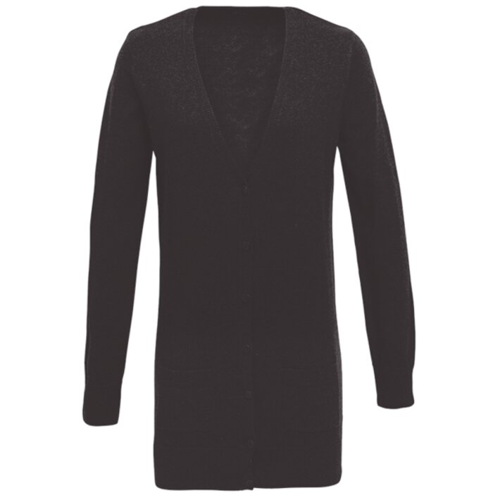 Women's longline knitted cardigan Thumbnail