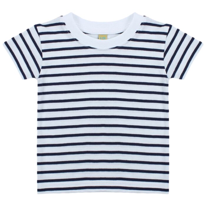 Larkwood Baby/Toddler Striped Crew Neck T-Shirt Thumbnail
