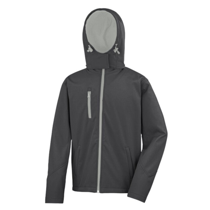 Result Core Result Core Hooded Soft Shell Jacket RS230M Result Core Hooded Soft Shell Jacket Thumbnail