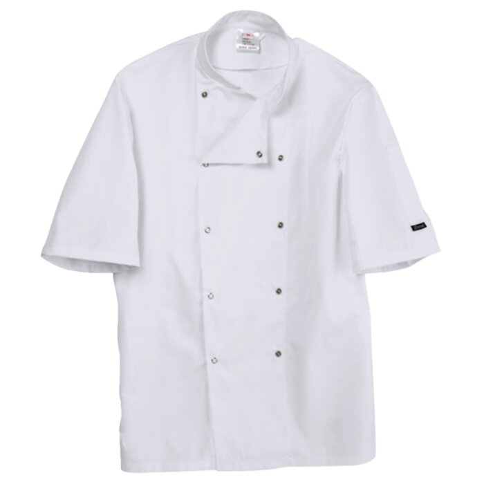 Dennys Short Sleeve Press Stud Chef's Jacket Thumbnail