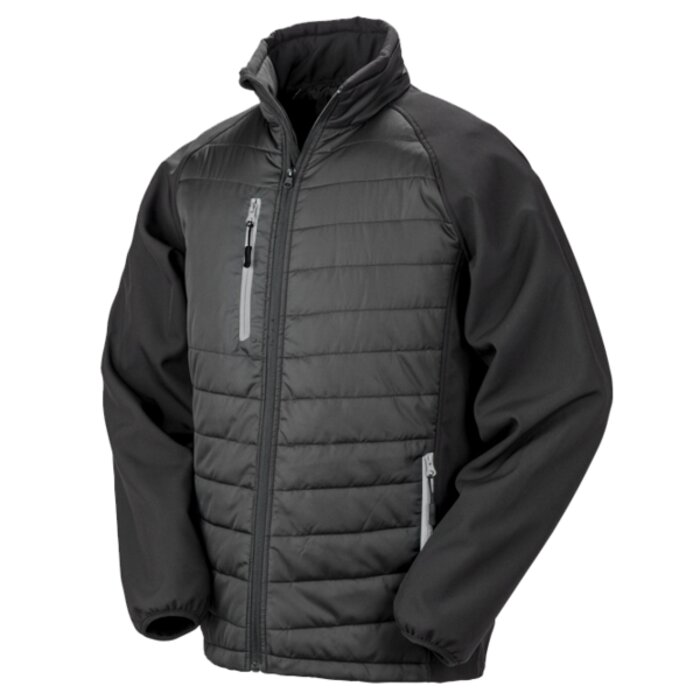 Result Genuine Recycled Compass Padded Softshell Jacket R237X Compass Padded Softshell Jacket Thumbnail