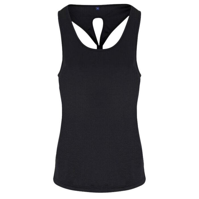Women's TriDri® yoga knot vest Thumbnail