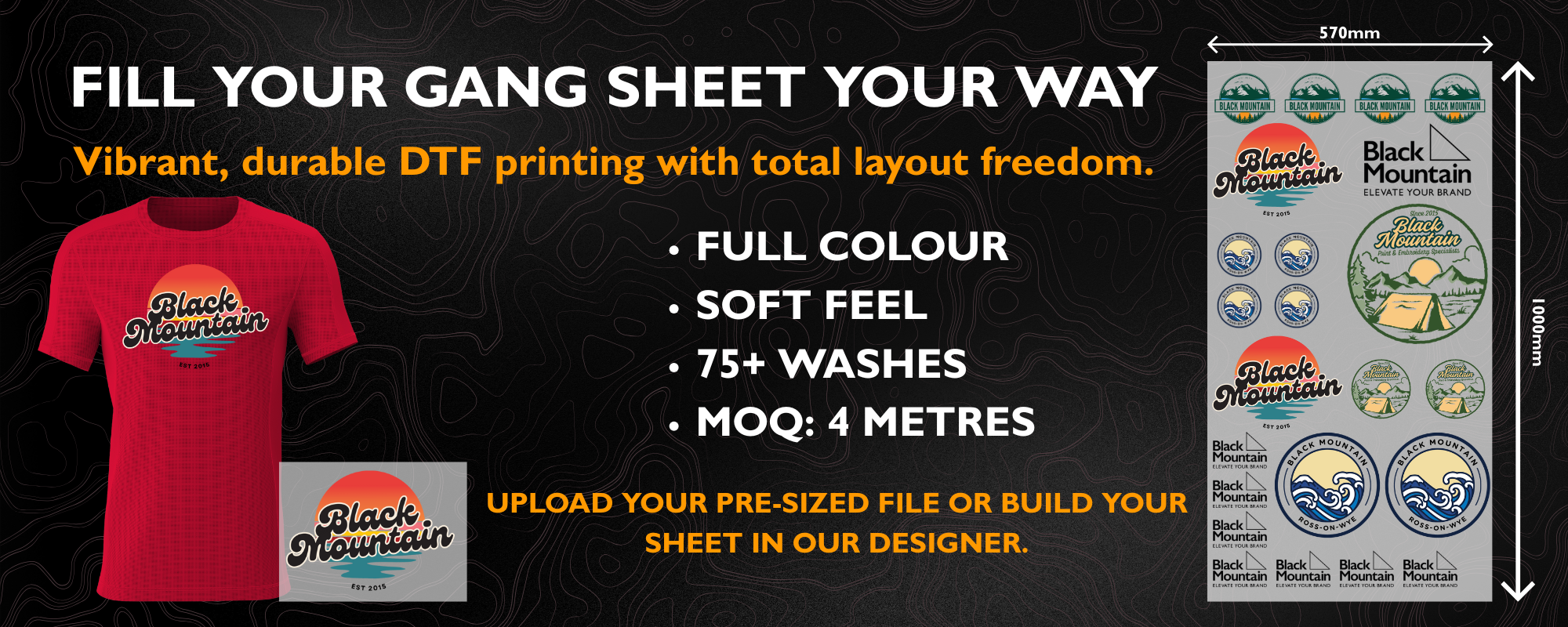 DTF Transfers Banner