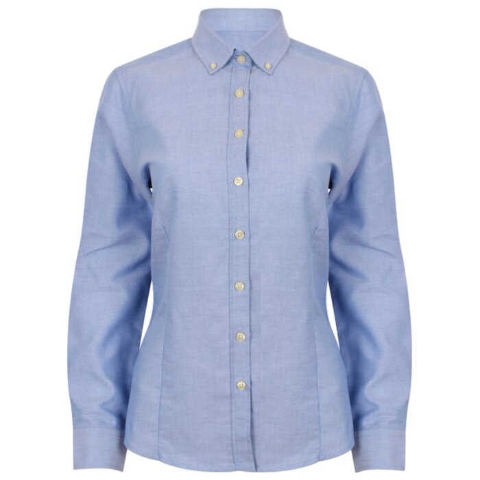 Women's modern long sleeve Oxford shirt Thumbnail
