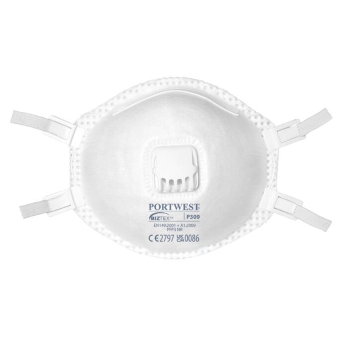 Portwest Portwest FFP3 Valved Respirator - Blister Pack (Pk2) P309 Portwest FFP3 Valved Respirator - Blister Pack (Pk2) Thumbnail