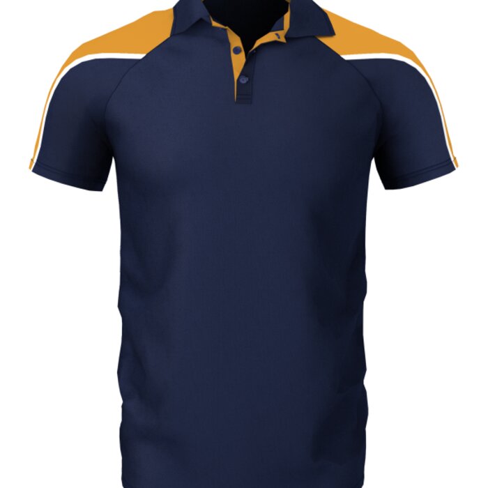 IGEN Unisex Polo Navy/Amber (Junior) 806-40/63-Y IGEN Unisex Polo Navy/Amber (Junior) Thumbnail