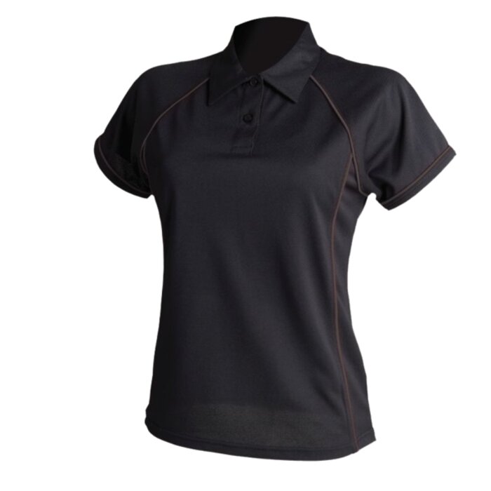 Finden & Hales Women's piped performance polo LV371 Women's piped performance polo Thumbnail