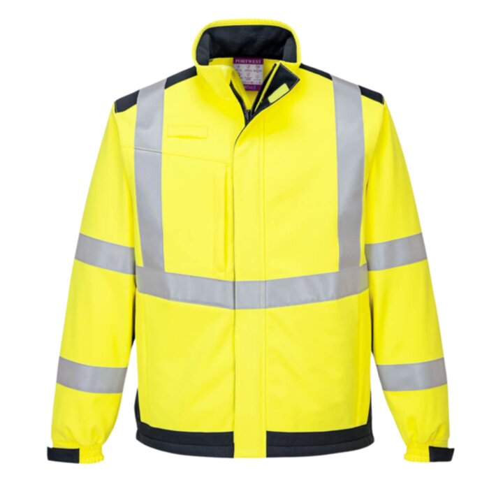 Portwest Modaflame Hi-Vis FR Softshell Jacket MV72 Modaflame Hi-Vis FR Softshell Jacket Thumbnail