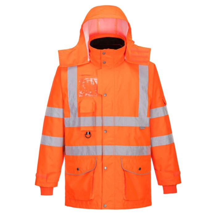 Portwest Hi-Vis Breathable 7-in-1 Traffic Jacket RT27 Hi-Vis Breathable 7-in-1 Traffic Jacket Thumbnail