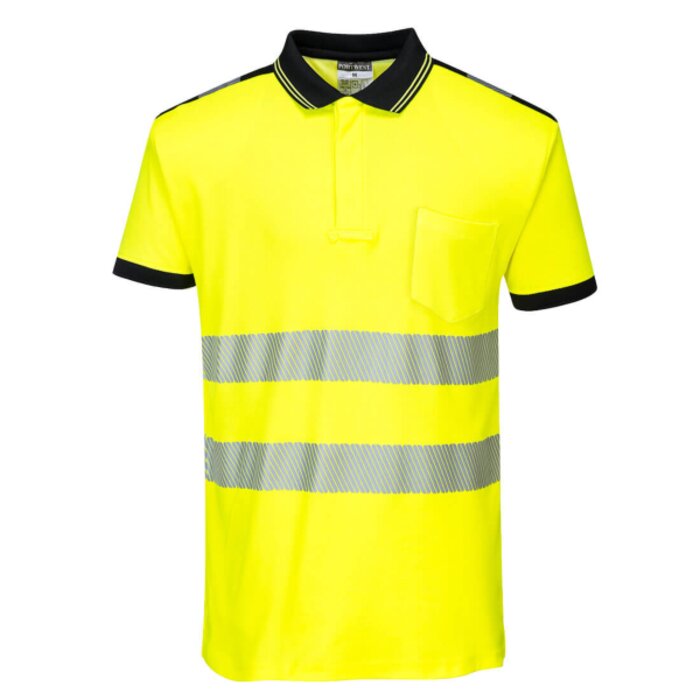 Portwest PW3 Hi-Vis Cotton Comfort Polo Shirt S/S T180 PW3 Hi-Vis Cotton Comfort Polo Shirt S/S Thumbnail