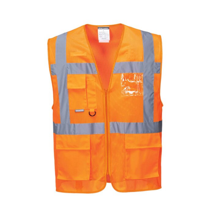 Portwest Athens Hi-Vis Mesh Executive Vest Thumbnail