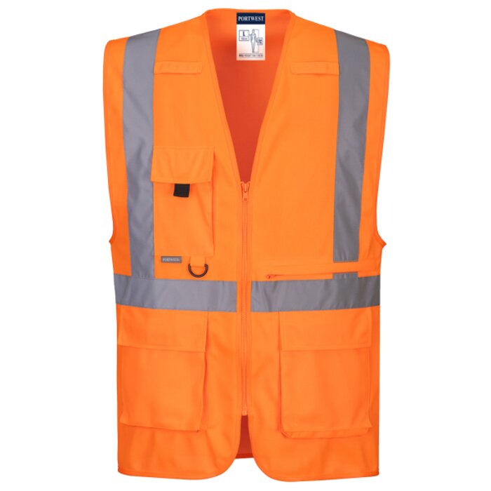Hi-Vis Tablet Pocket Executive Vest Thumbnail