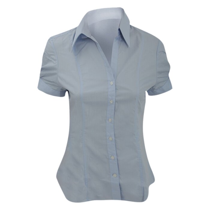 Brook Taverner Brook Taverner Ladies Paduli Short Sleeve Poplin Shirt BK153 Brook Taverner Ladies Paduli Short Sleeve Poplin Shirt Thumbnail