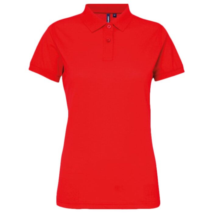 Asquith & Fox Women’s polycotton blend polo AQ025 Women’s polycotton blend polo Thumbnail