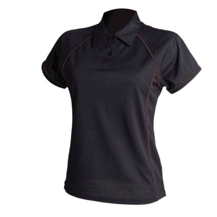 Finden & Hales Finden + Hales Ladies Performance Piped Polo Shirt LV371 Finden + Hales Ladies Performance Piped Polo Shirt Thumbnail