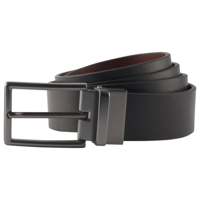 Men's two-way leather belt Thumbnail