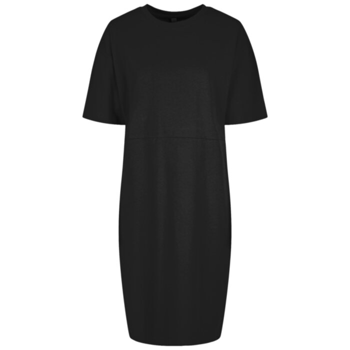 Women's organic oversizes slit tee dress Thumbnail