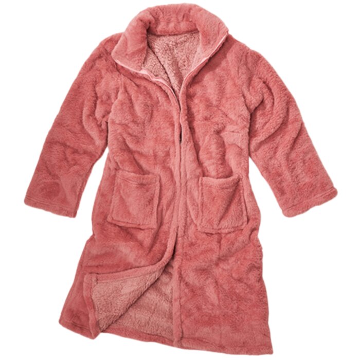 Luxury eskimo faux fur zipped gown Thumbnail