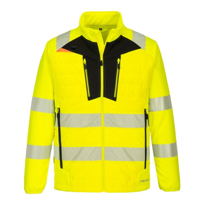 Portwest DX473 - DX4 Hi-Vis Hybrid Baffle Jacket DX473 DX473 - DX4 Hi-Vis Hybrid Baffle Jacket Thumbnail