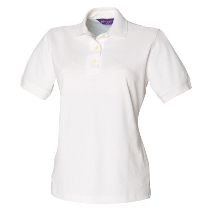 Henbury Women's classic cotton piqué polo shirt HB121 Women's classic cotton piqué polo shirt Thumbnail