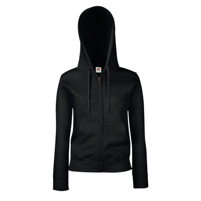 Fruit of the Loom Women's premium 70/30 hooded sweatshirt jacket SS312 Women's premium 70/30 hooded sweatshirt jacket Thumbnail