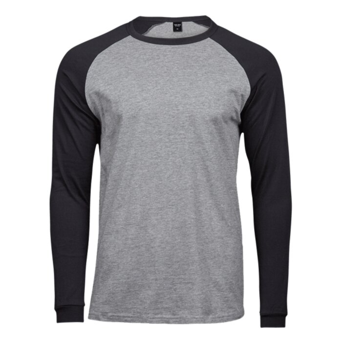 Tee Jays Long Sleeve Baseball T-Shirt Thumbnail