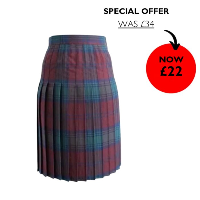 KK Model Lindsay Tartan Skirt Junior School Uniform Skirt Thumbnail