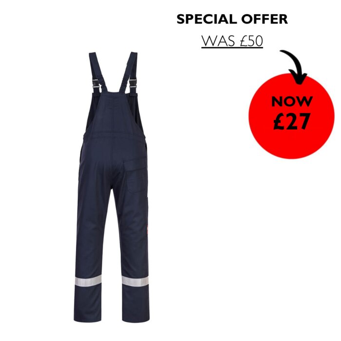 Portwest Bizweld Work FR Bib and Brace  Thumbnail