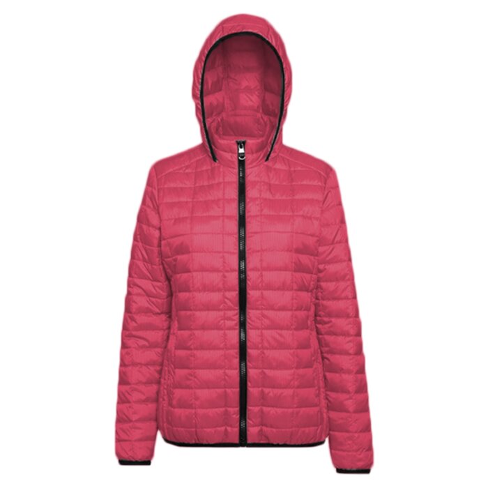 WOMEN HONEYCOMB HOODED JACKET Thumbnail