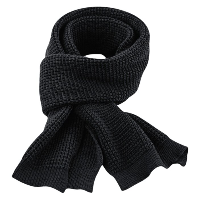 Classic Waffle Knit Scarf Thumbnail