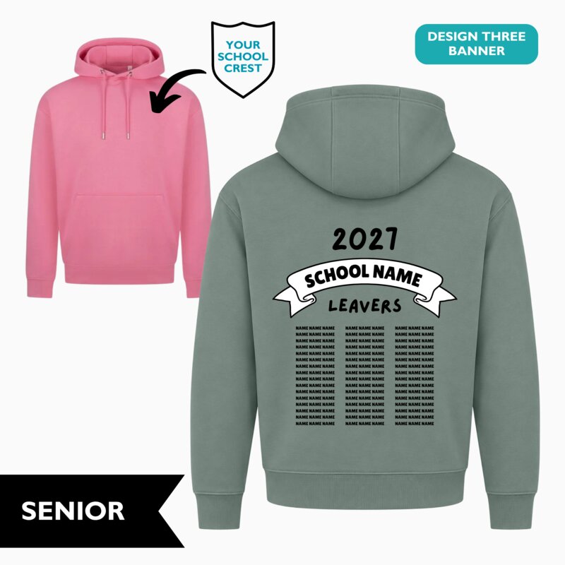 Banner Design Leavers' Hoodie (Senior) Thumbnail