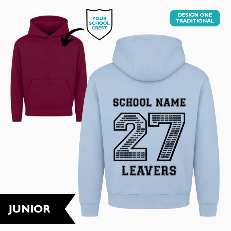 Traditional Design Leavers' Hoodie (Junior) Thumbnail