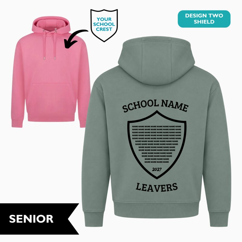 Shield Design Leavers' Hoodie (Senior) Thumbnail